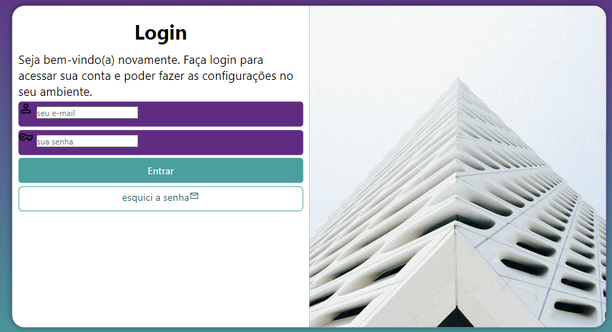 Foto do projeto login